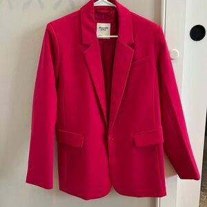Abercrombie & Fitch Vibrant Pink Blazer